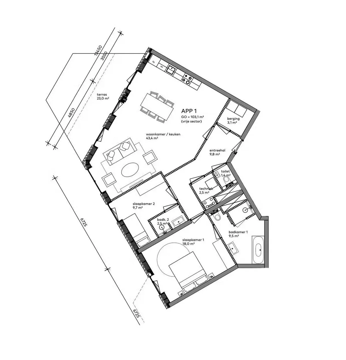 Foto van een appartement in Amstelveen (10)