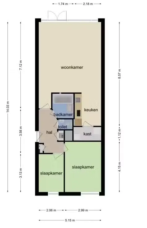 Foto van een appartement in Maastricht (10)
